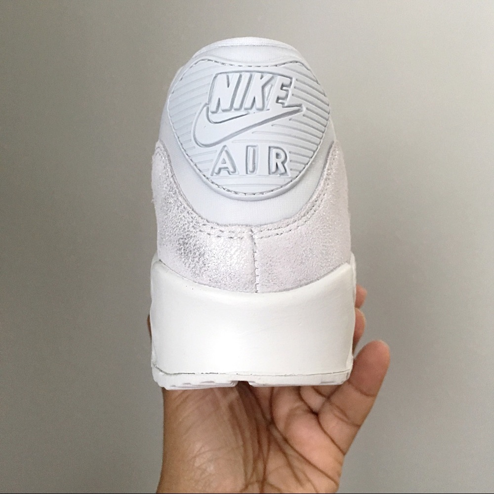 Nike Air Max 90 PRM Platinum White - Picture 5 of 7